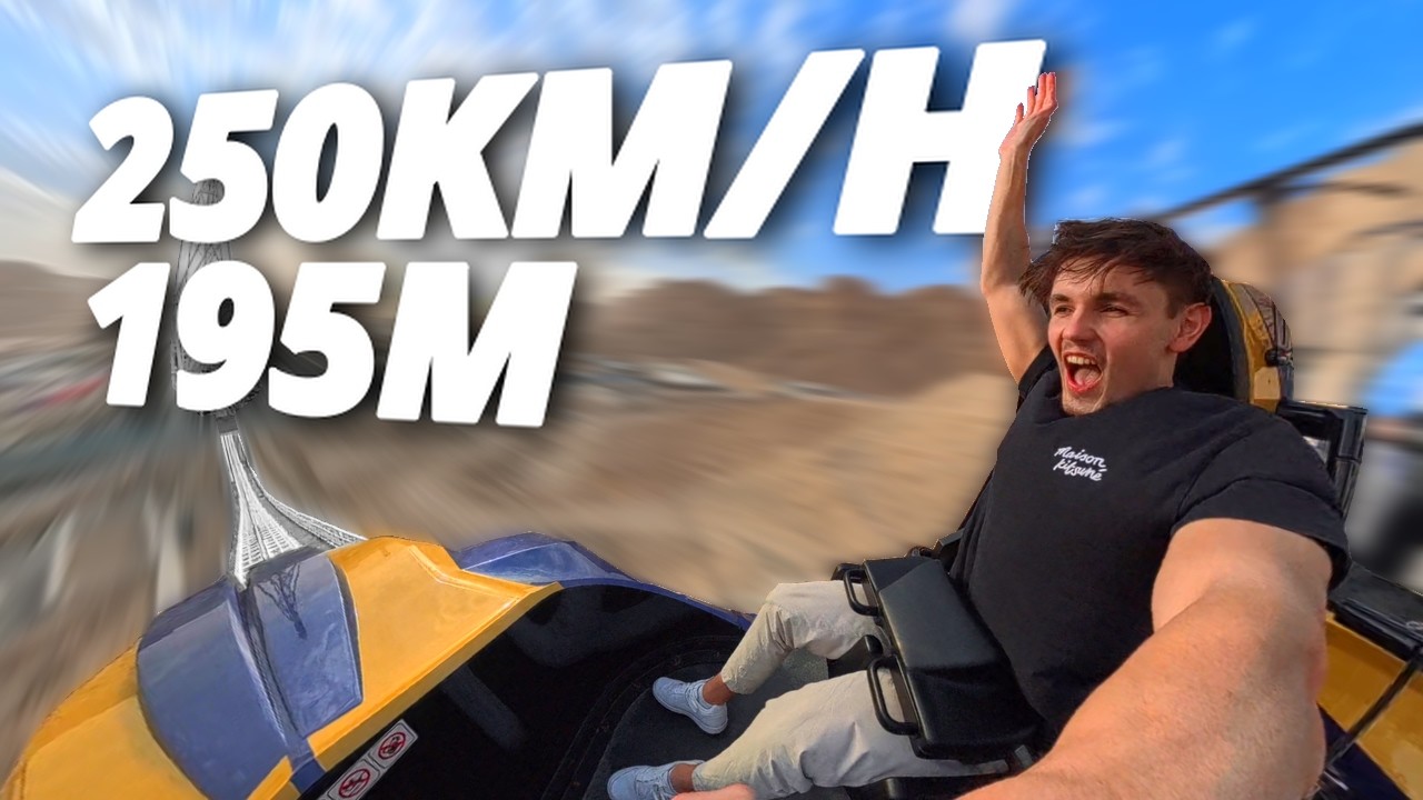 JE TESTE LE NOUVEAU COASTER LE PLUS EXTREME DU MONDE ! (Falcons Flight)