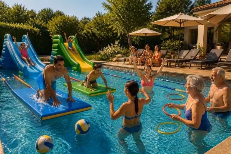 découvrez où trouver des jeux piscine sportifs adaptés à toute la famille pour des moments de plaisir et d'activité physique dans l'eau.